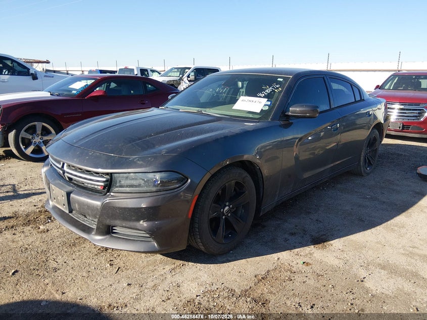 Vin: 2c3cdxbg9fh862873, lot: 46788639, dodge charger se 20152