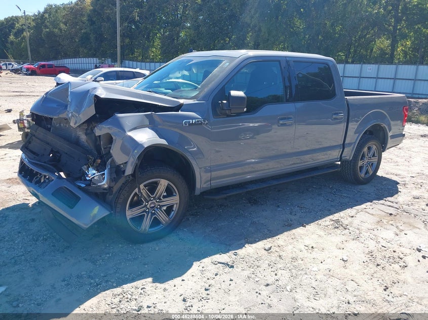 2020 Ford F-150 Xlt, Front End, IAAI, VIN 1FTEW1E58LKE54679 — photo 2