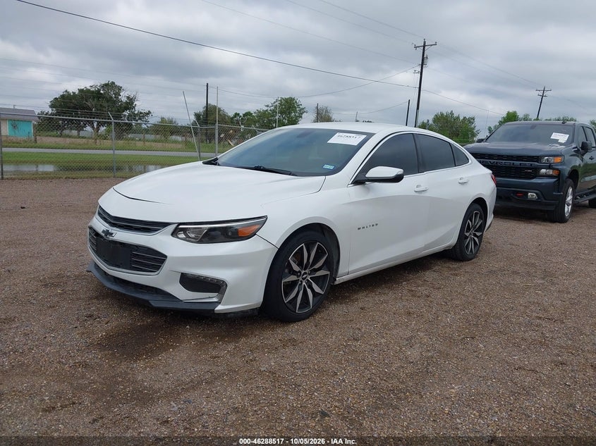 Vin: 1g1ze5st7hf285942, lot: 46788680, chevrolet malibu 1lt 20172