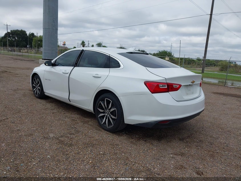 Vin: 1g1ze5st7hf285942, lot: 46788680, chevrolet malibu 1lt 20173