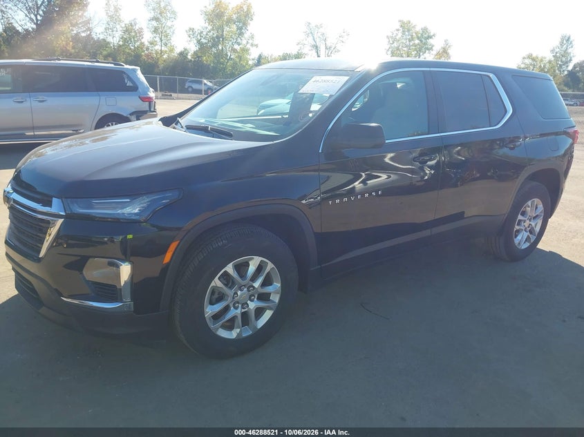 Vin: 1gnerfkwxpj327517, lot: 46788684, chevrolet traverse fwd ls 20232