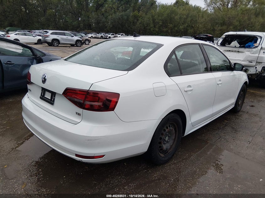 Vin: 3vw267aj3gm254362, lot: 46788694, volkswagen jetta 1.4t s 20164