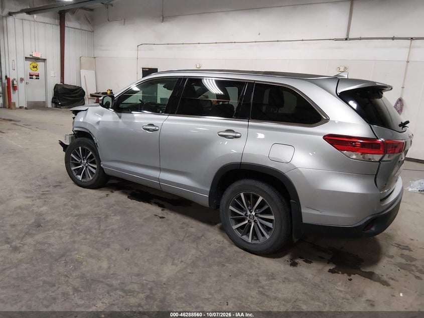 Vin: 5tdjzrfh4js562302, lot: 46788723, toyota highlander xle 20183