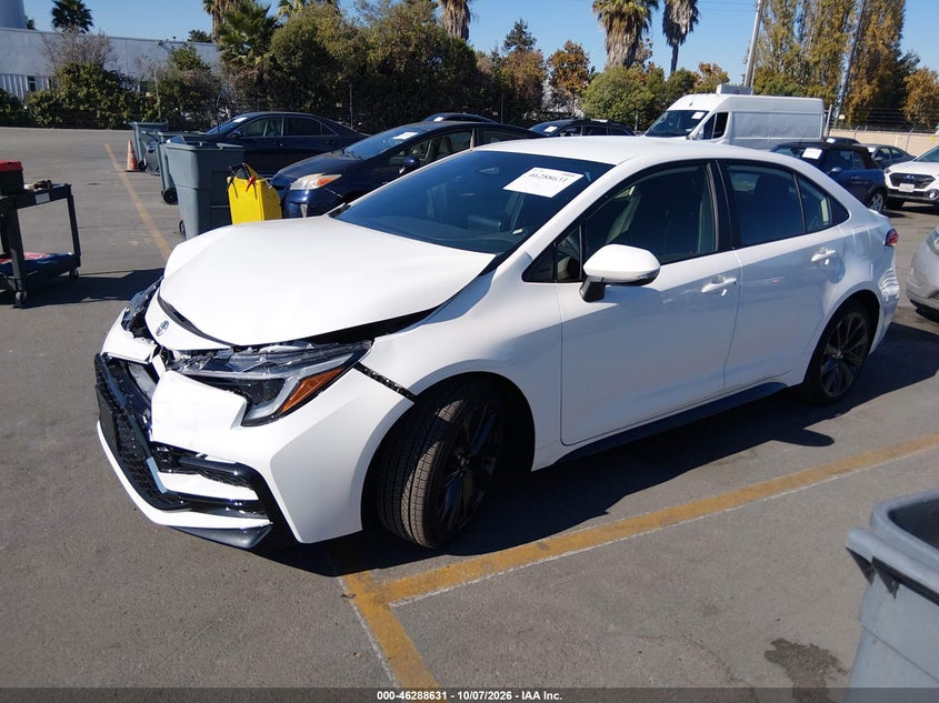 TOYOTA COROLLA HYBRID 2026 VIN JTDBCMFE3T3157745