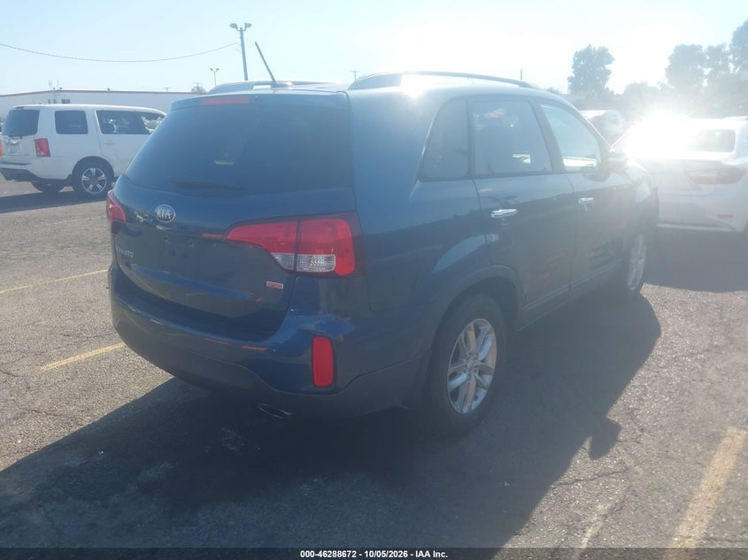 Vin: 5xykt4a72eg474701, lot: 46788835, kia sorento lx v6 20144