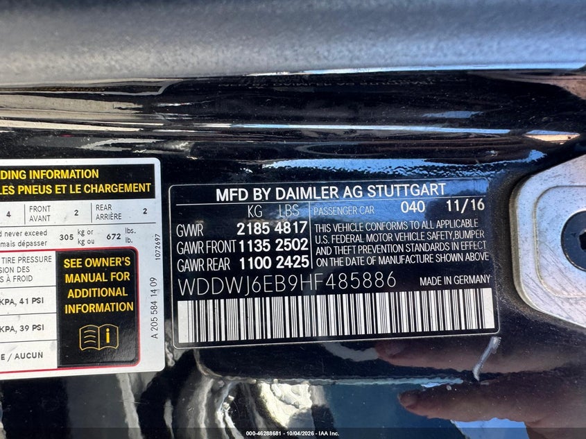2017 MERCEDES-BENZ AMG C 43 4MATIC · Photo 9