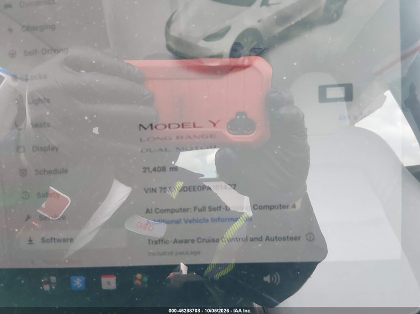 TESLA MODEL Y 2023 VIN 7SAYGDEE0PA161437