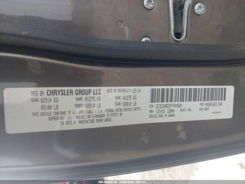 2015 DODGE CHARGER SE · Фото 9