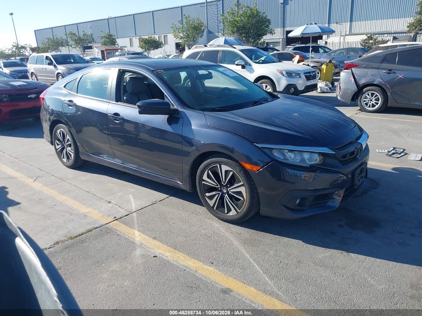 Vin: 19xfc1f36he210534, lot: 46788897, honda civic ex-t 20171