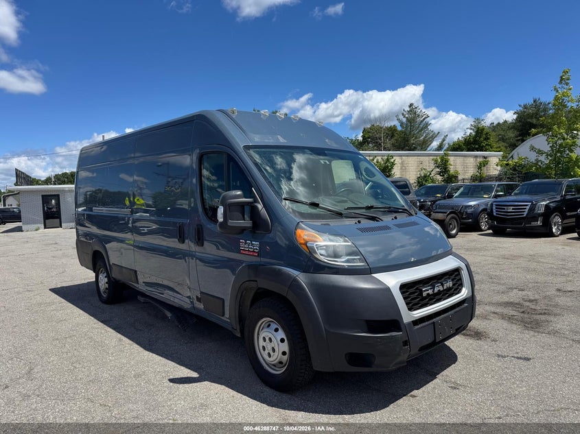 Vin: 3c6urvjg5ke548450, lot: 46788910, ram promaster 3500 cargo van high roof 159 wb ext 2019 img_1