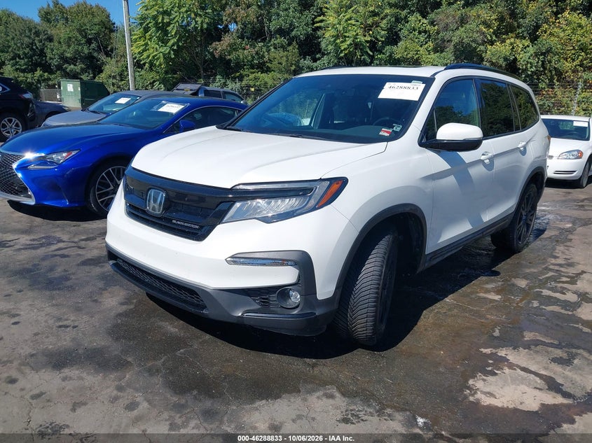 Vin: 5fnyf6h73nb013856, lot: 46788996, honda pilot awd black edition 20222
