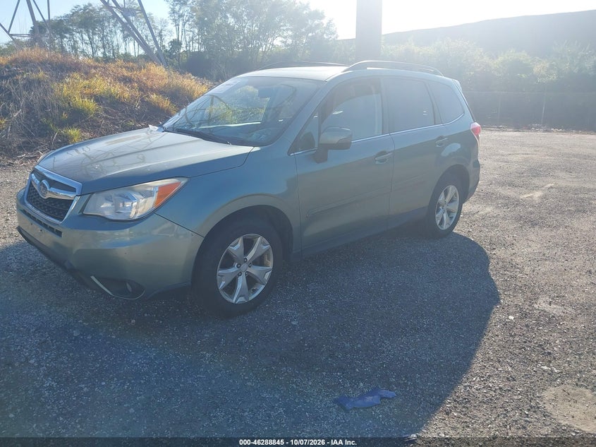 Vin: jf2sjamc0eh441587, lot: 46789008, subaru forester 2.5i touring 20142