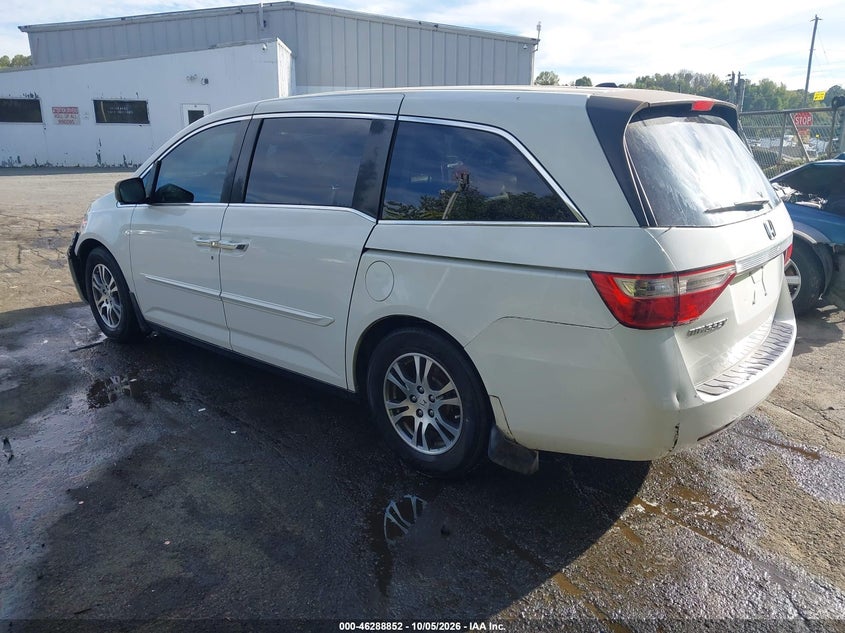 Vin: 5fnrl5h67cb065535, lot: 46789015, honda odyssey ex-l 20123