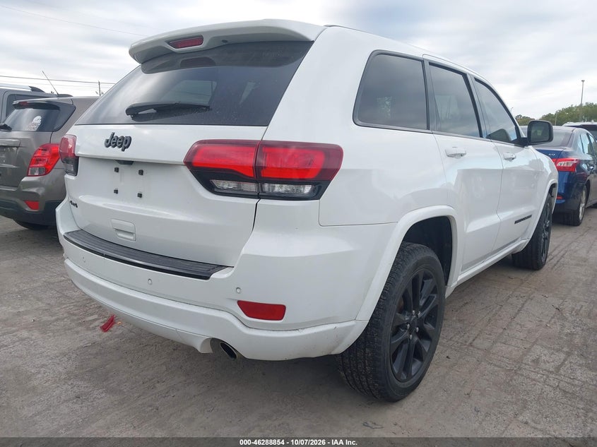 Vin: 1c4rjfag5hc755464, lot: 46789017, jeep grand cherokee altitude 4x4 20174
