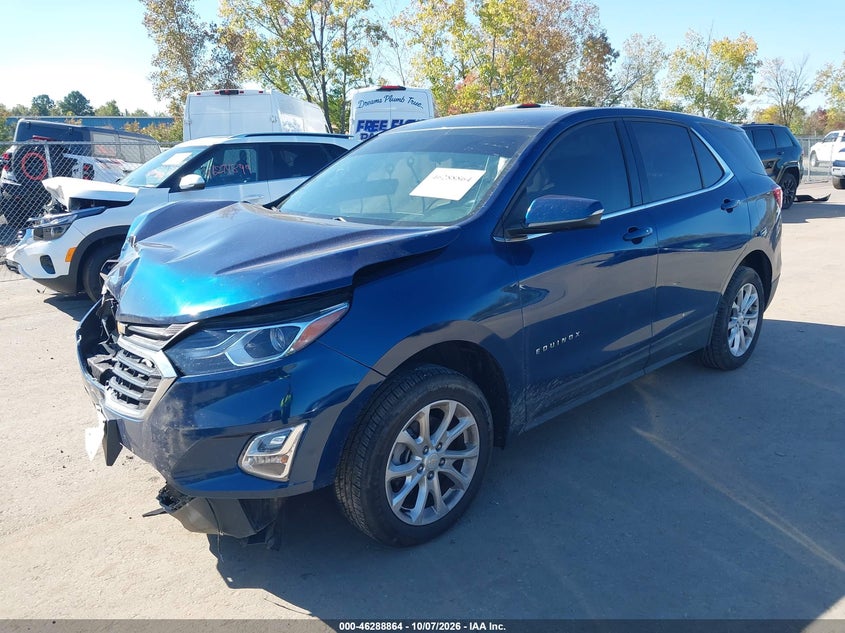 2019 Chevrolet Equinox Lt, Front End, IAAI, VIN 2GNAXKEV4K6286324 — photo 2
