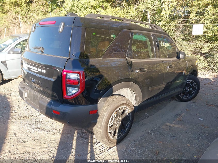 Vin: 3fmcr9cn3sre83304, lot: 46789032, ford bronco sport outer banks 20254