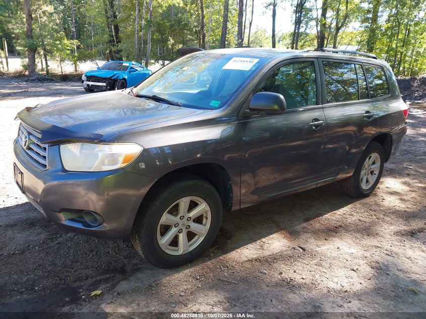 Vin: 5tdza3eh2as001122, lot: 46789093, toyota highlander 20102