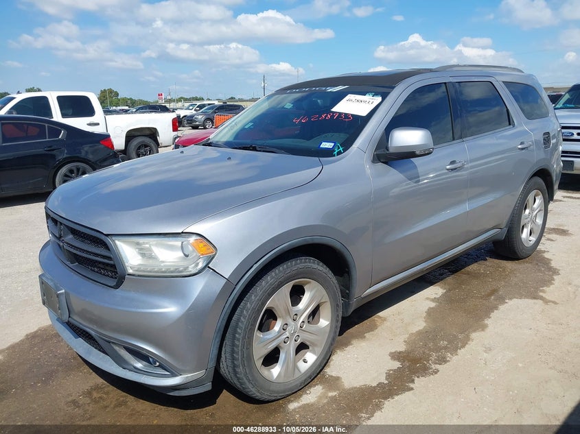 Vin: 1c4rdhdgxec313743, lot: 46789096, dodge durango limited 20142