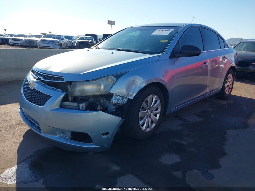 Vin: 1g1pc5sh8b7175234, lot: 46789122, chevrolet cruze ls 20112