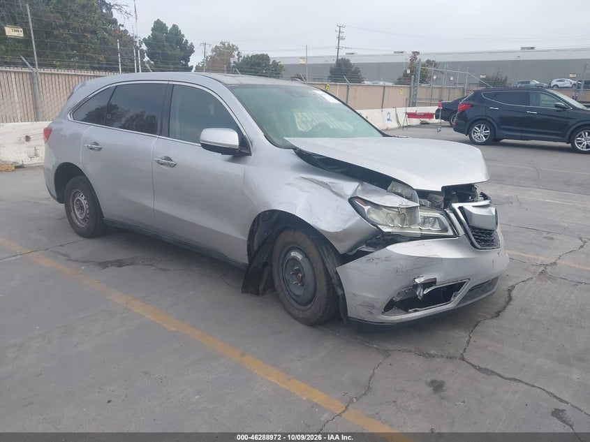 Vin: 5fryd3h48eb003414, lot: 46789135, acura mdx technology package 2014 img_1