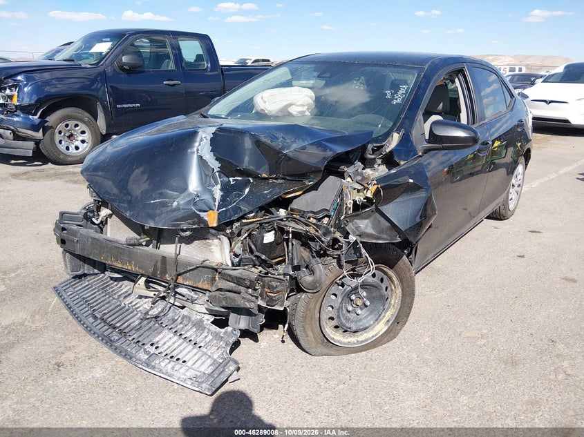 Vin: 2t1burhe7jc062553, lot: 46789171, toyota corolla le 20182