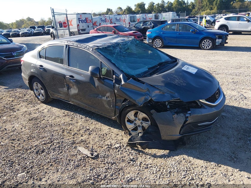 Vin: 19xfb2f51de067237, lot: 46789240, honda civic lx 20131
