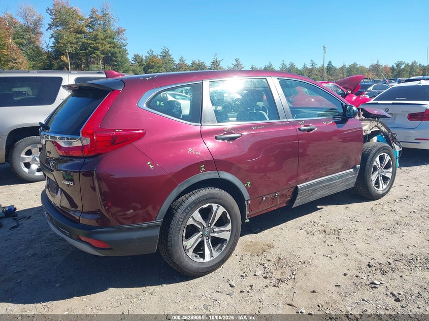 Vin: 5j6rw6h34hl003267, lot: 46789258, honda cr-v lx 20174