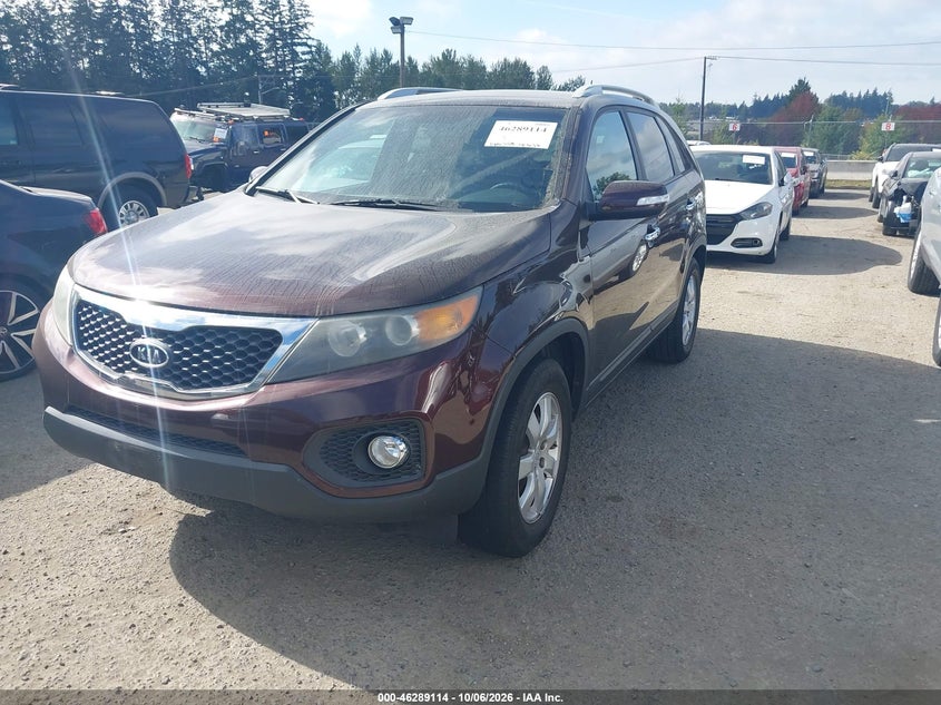 Vin: 5xykt4a65cg190953, lot: 46789277, kia sorento lx 20122