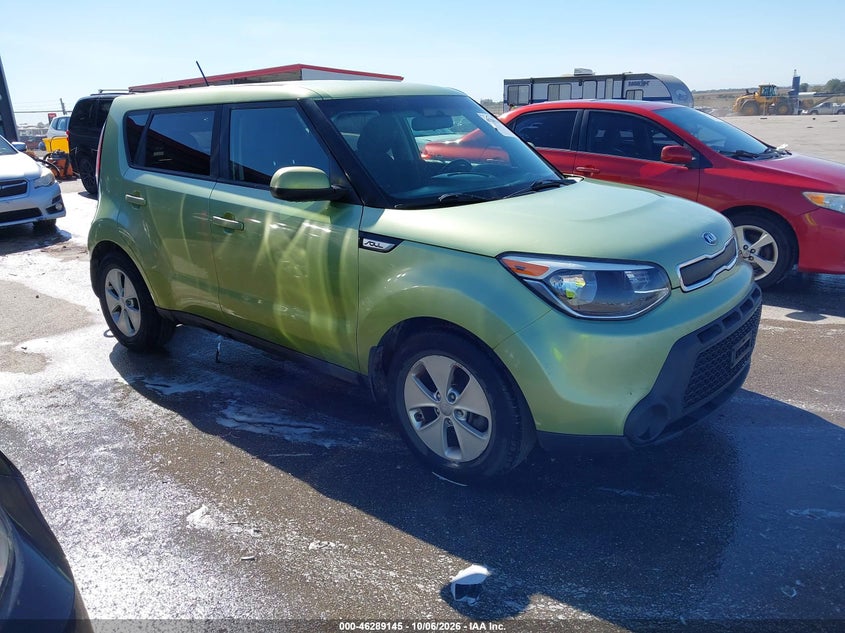 Vin: kndjn2a2xf7771437, lot: 46789308, kia soul 20151