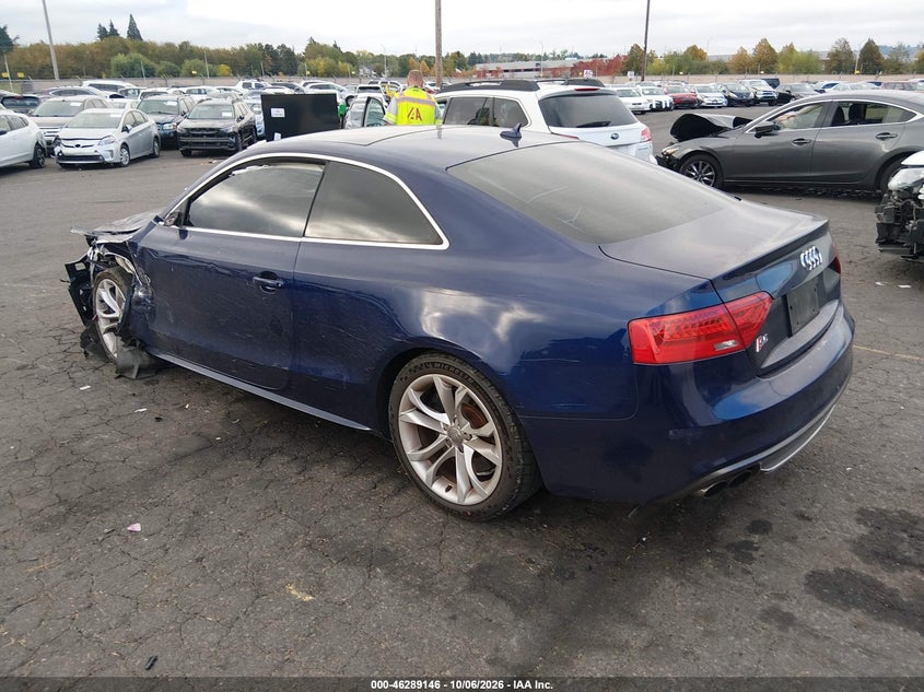 Vin: wauvgafr6da012485, lot: 46789309, audi s5 3.0t premium plus 20133