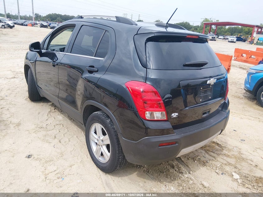 Vin: kl7cjlsb6gb736589, lot: 46789334, chevrolet trax lt 20163