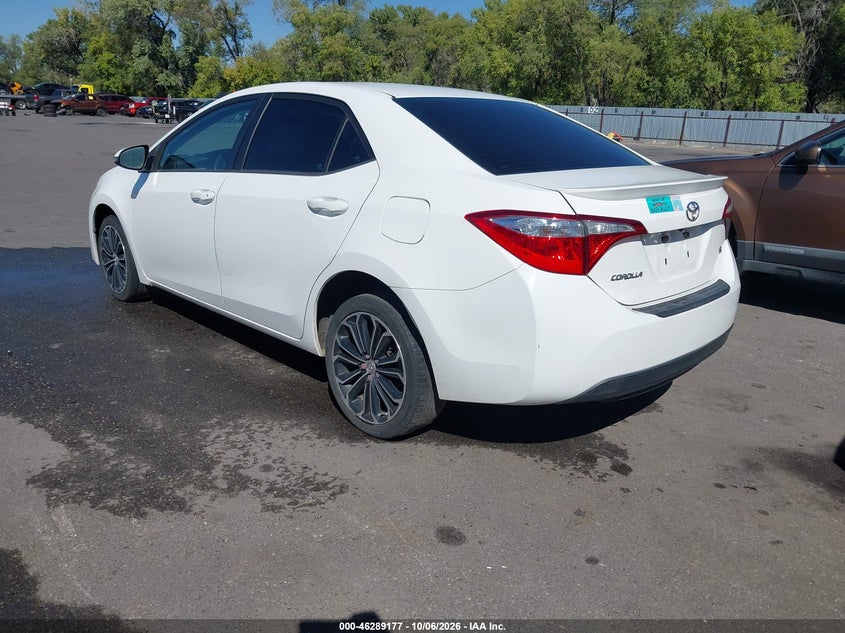 Vin: 5yfburhe0fp268210, lot: 46789340, toyota corolla s plus 20153
