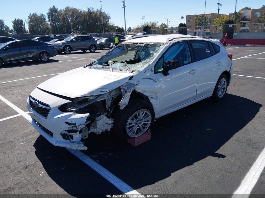 Vin: 4s3gtad68h3726581, lot: 46789356, subaru impreza 2.0i premium 20172
