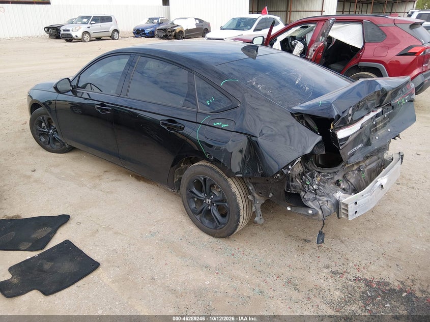 Vin: 1hgcy1f4xsa038291, lot: 46789409, honda accord se 20253