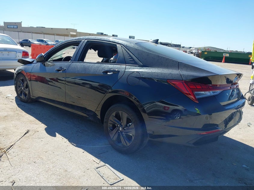 Vin: kmhlm4aj1pu072064, lot: 46789438, hyundai elantra hybrid blue 20233