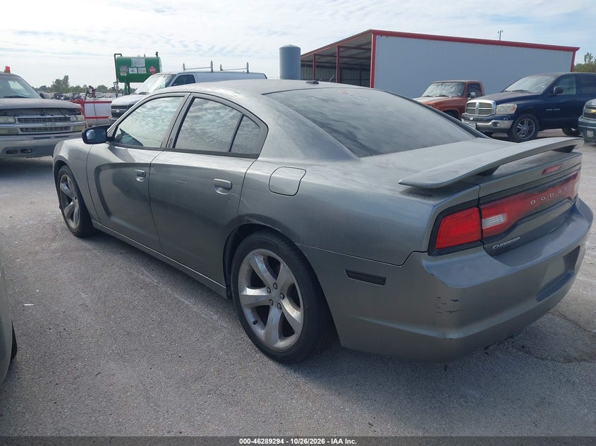 Vin: 2c3cdxhgxch271597, lot: 46789457, dodge charger sxt 20123