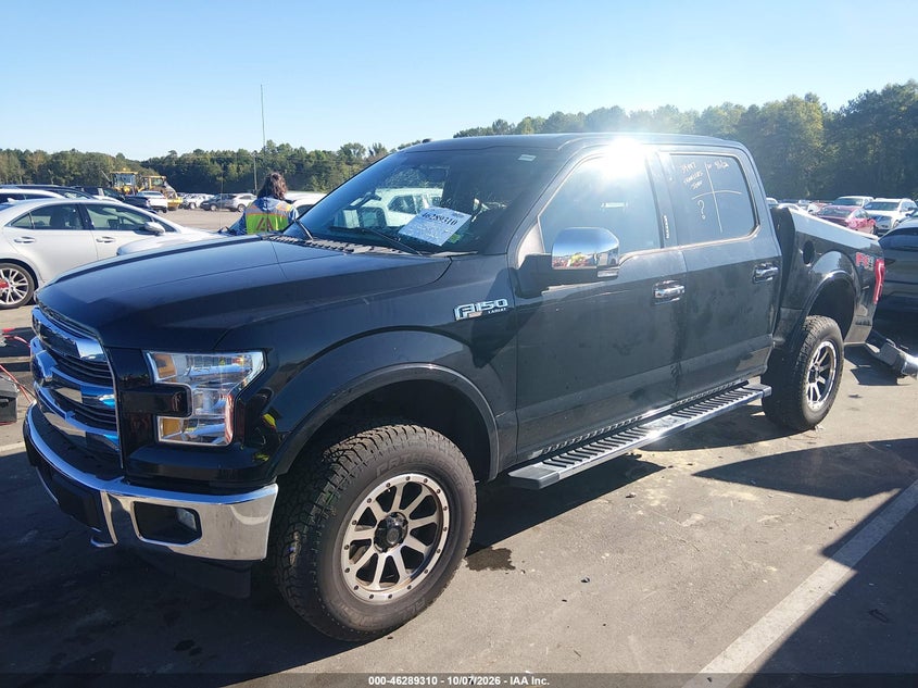 Vin: 1ftew1eg6hfc50769, lot: 46789473, ford f-150 lariat 20172