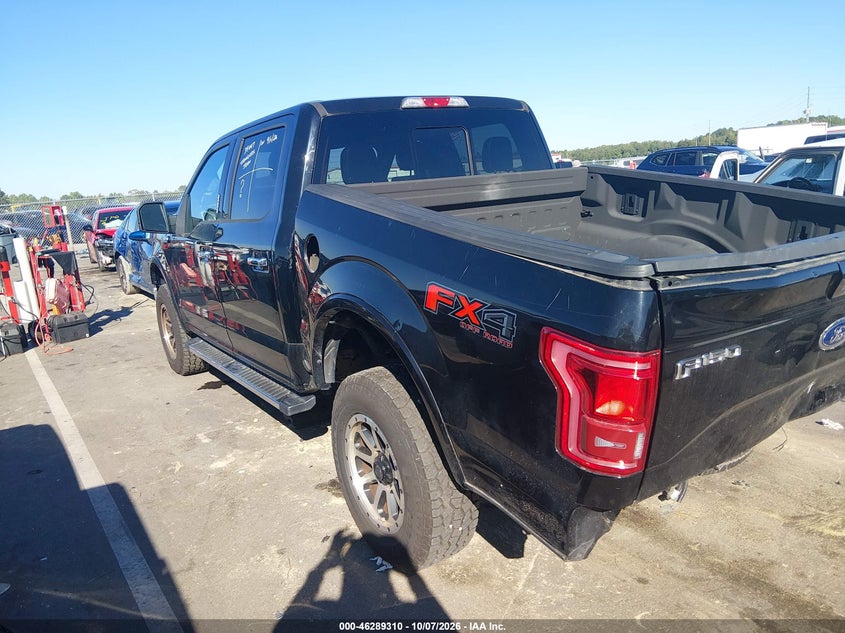 Vin: 1ftew1eg6hfc50769, lot: 46789473, ford f-150 lariat 20173
