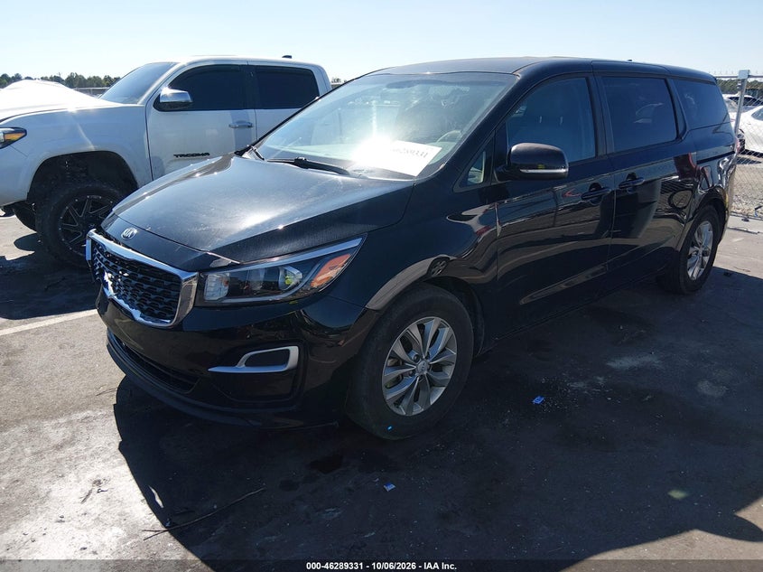 Vin: kndmb5c1xk6526049, lot: 46789494, kia sedona lx 20192