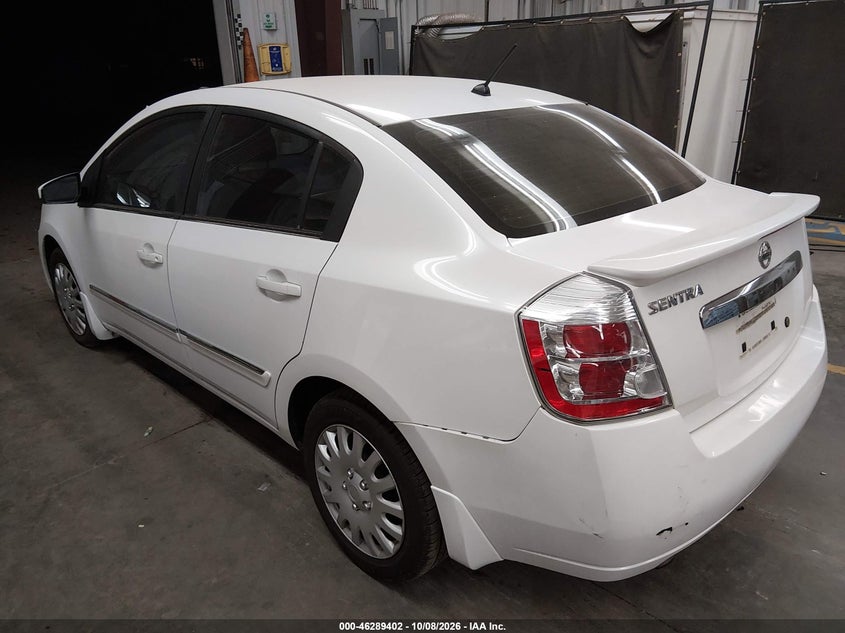 Vin: 3n1ab6ap6bl712731, lot: 46789565, nissan sentra 2.0s 20113