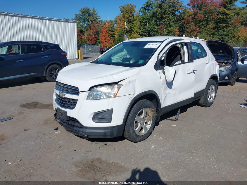 Vin: 3gncjnsb0gl227165, lot: 46789608, chevrolet trax 1ls 20162