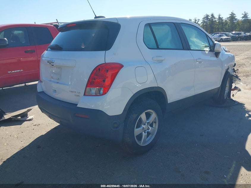 Vin: 3gncjnsb0gl227165, lot: 46789608, chevrolet trax 1ls 20164