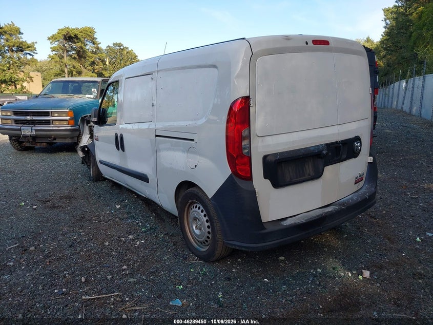Vin: zfberfab0j6k44098, lot: 46789613, ram promaster city tradesman 20183