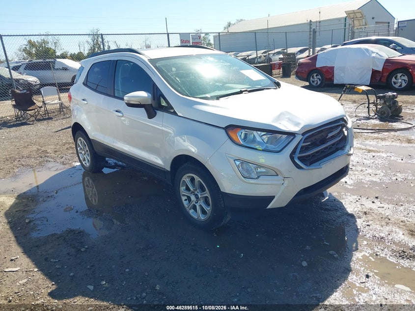 Vin: maj6s3glxnc469839, lot: 46789678, ford ecosport se 20221