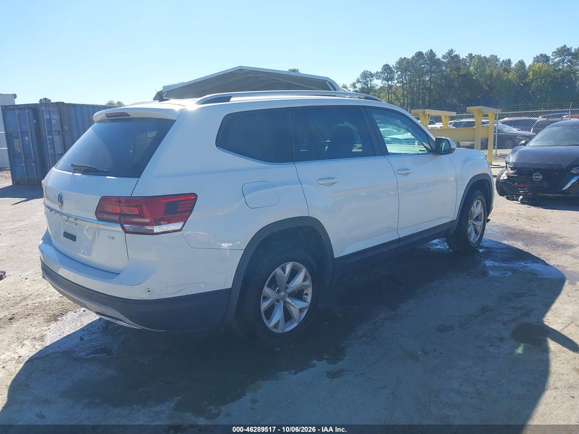 Vin: 1v2dr2caxjc517795, lot: 46789680, volkswagen atlas 3.6l v6 se/3.6l v6 se w/technology 20184