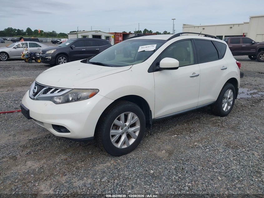 Vin: jn8az1mw2ew526721, lot: 46789702, nissan murano sv 20142