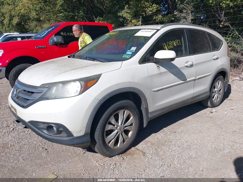Vin: 5j6rm3h79cl019075, lot: 46789850, honda cr-v ex-l 20122