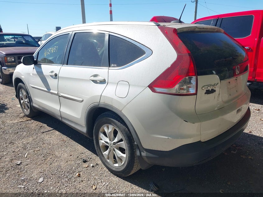 Vin: 5j6rm3h79cl019075, lot: 46789850, honda cr-v ex-l 20123