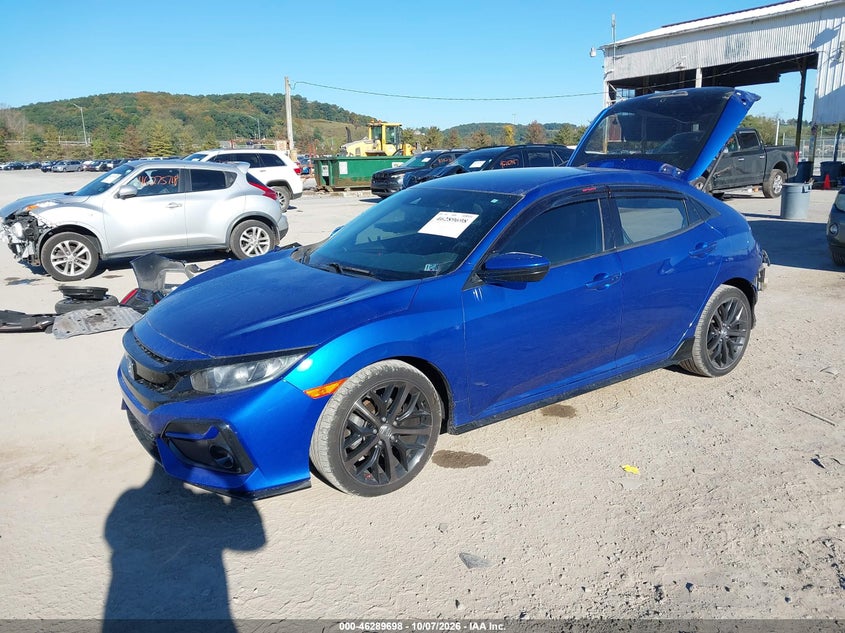 Vin: shhfk7h47lu411355, lot: 46789861, honda civic sport 20202
