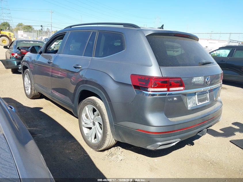 Vin: 1v2hr2ca9nc542128, lot: 46789880, volkswagen atlas 3.6l v6 se w/technology 20223